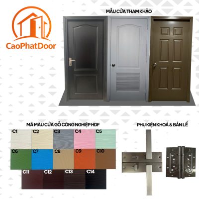 Cửa Gỗ Công Nghiệp HDF
