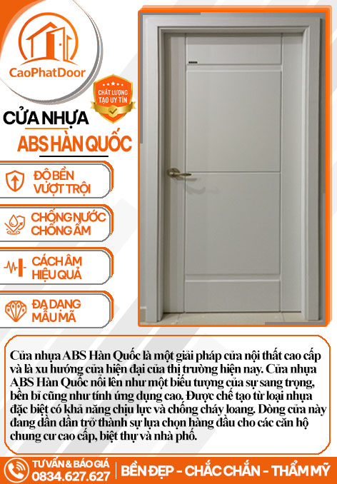 Cửa Nhựa ABS Hàn Quốc