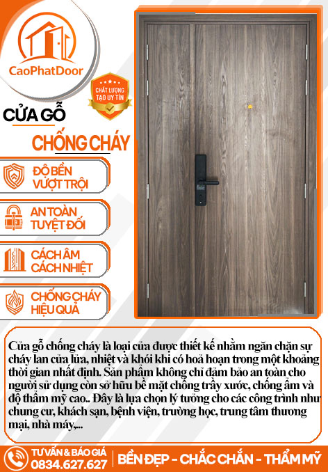 Cửa Gỗ Chống Cháy