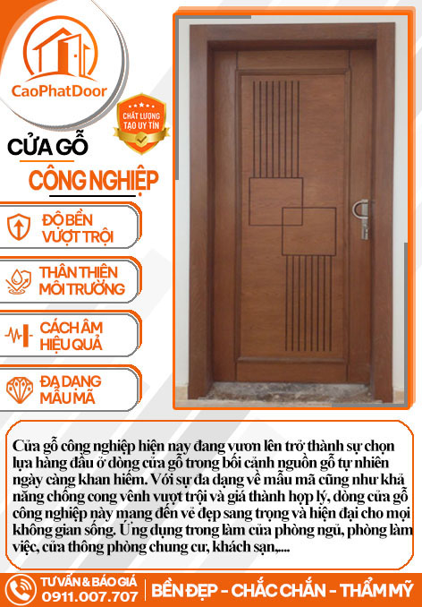 Cửa Gỗ Công Nghiệp